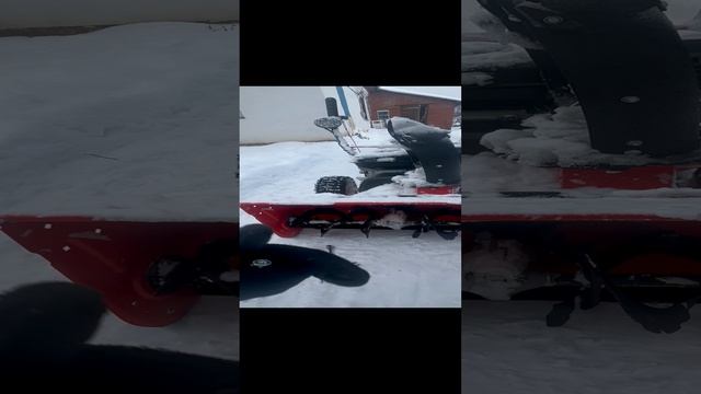 Новый снегоуборщик начал разваливаться