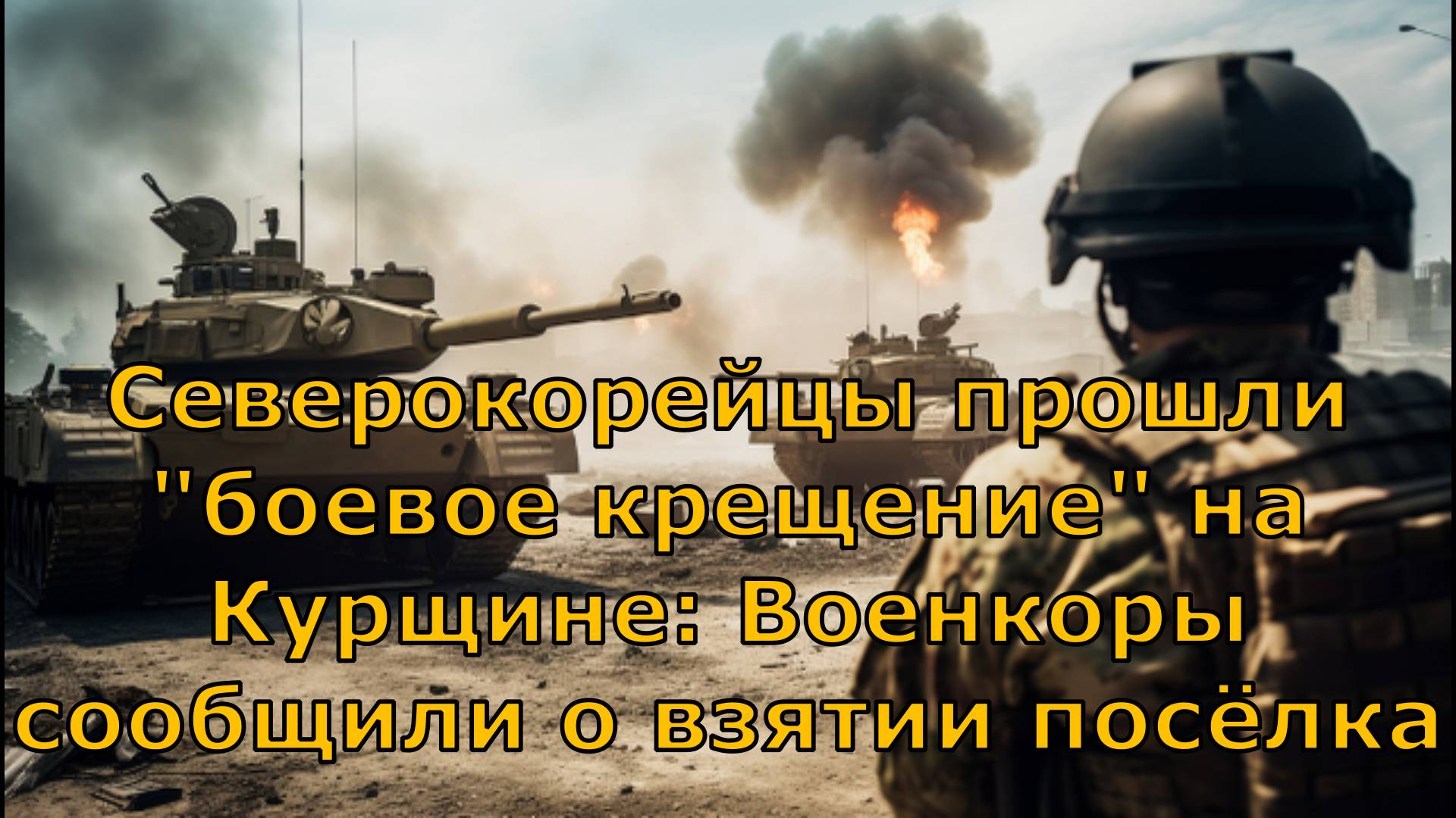 Северокорейцы прошли "боевое крещение" на Курщине: Военкоры сообщили о взятии посёлка