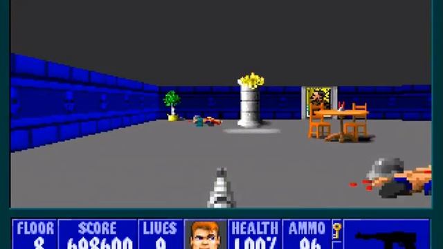 Just Beyond the Barrels | Wolfenstein 3D Part 52 (Logan Mansion Games)
