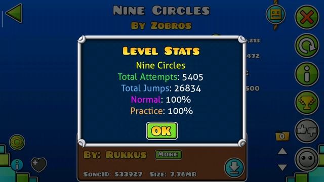 Geometry Dash World NINE CIRCLEC 100%
АФИГЕТЬ