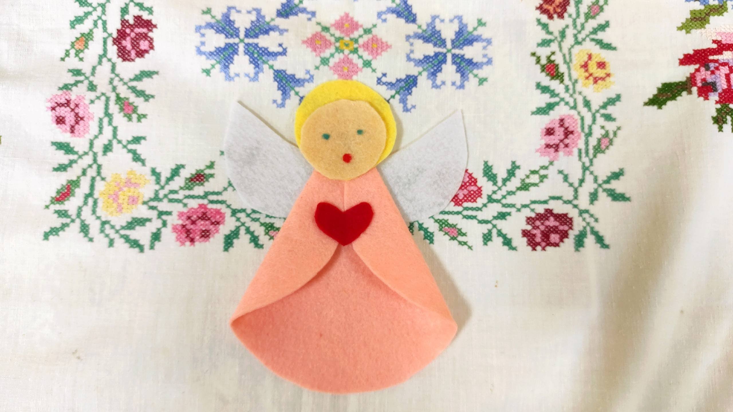 Мастер-класс Ангел из фетра