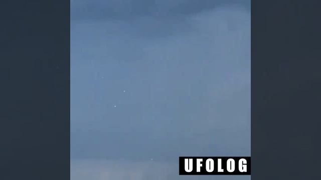 НЛО в грозовых облаках в России