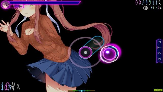 OSU!  GHOSTEMANE:Mercury [Insane] B %90.02 4,68* 1080hd60f