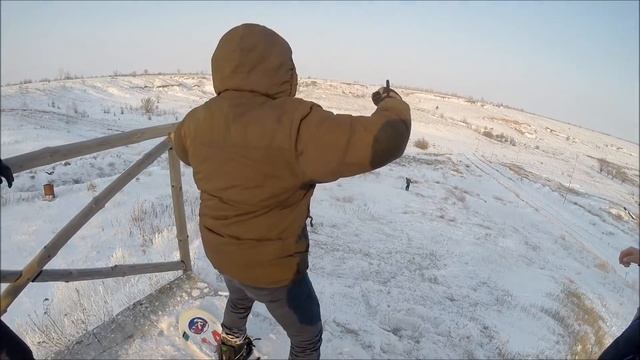 Рабочие моменты. 23.01.2016. Горнолыжный склон "Хоперский снег"