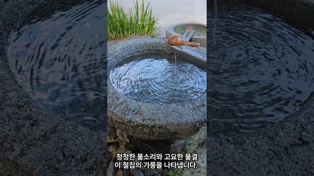 소리로 듣는 물멍 9 (봉녕사 감로수) #nature