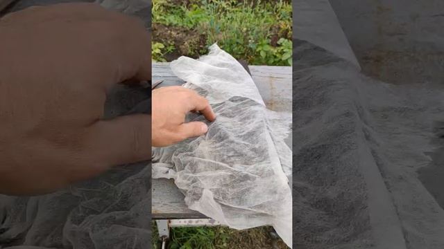 Как использовать пластиковые крышки из под бутылок для крепления лёгкой ткани ?) АСМР) #shorts