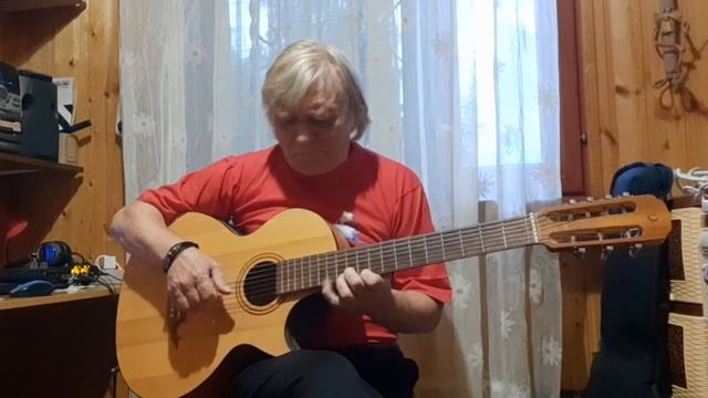 Русская семиструнная гитара - муз.Al Marconi.Two Hearts(Cover)