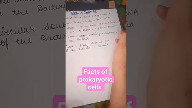 facts of Prokaryotic cells|| Important questions|| Cell Biology #cellscience #neet #cell #science