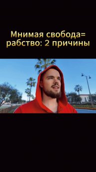 МНИМАЯ СВОБОДА = РАБСТВО 2 ПРИЧИНА