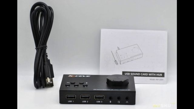 Внешняя USB звуковая карта KCEVE AM-U004 | #Обзор