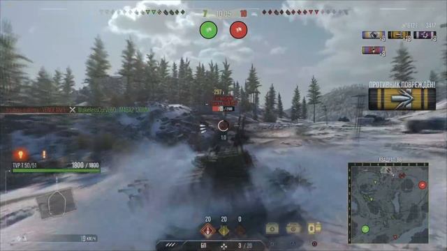 World of Tanks Console TVP T 50/51 11.7k damage