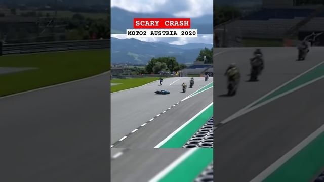 Moto2 Austria страшная аврия #motogp #crash #moments