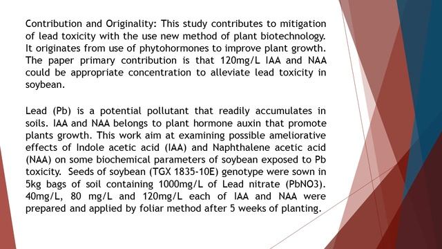 Ameliorative Effects of Indole Acetic Acid and Naphthalene  IJB 2022 112 24 35
