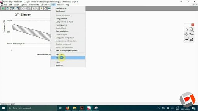 Tutorial Cycle Tempo - Plotting of Simulation Result (Graph, Table, Datas, Etc.)