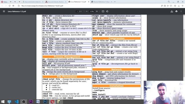 Learning Linux and Ubuntu Terminal Commands :)