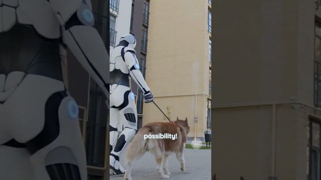 Have you ever thought about a robot companion for your dog? #robot #dogs