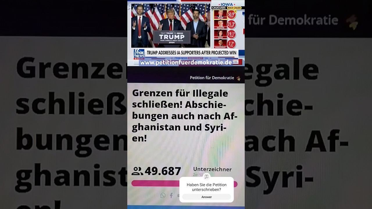 #Trump macht es uns vor: #Illegale müssen zurück in ihre #Heimat.