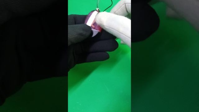 Кулон из черного граба и эпоксидной смолы "Стрелец"