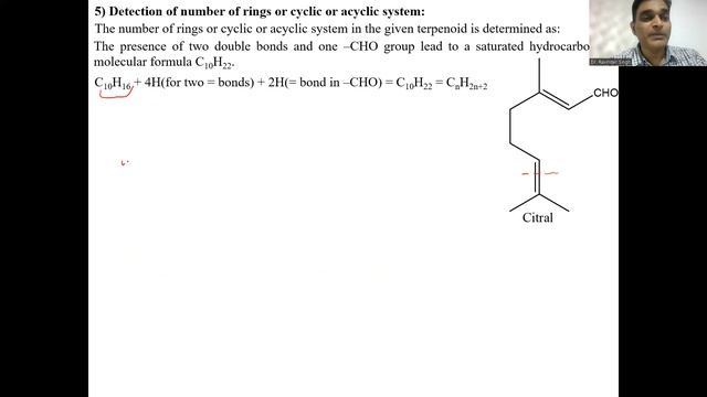 Citral: Structural elucidation (determination) of Citral