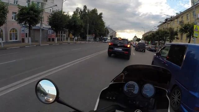 По городу на BMW R 1100 RS