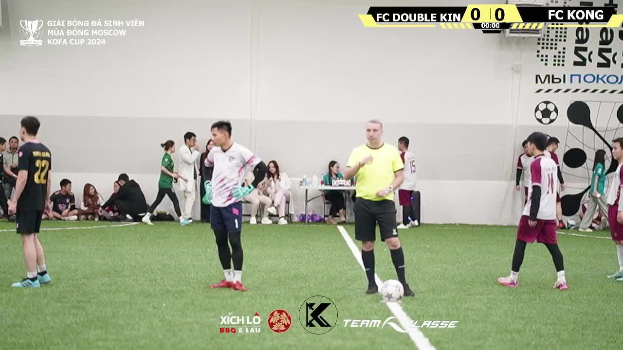 TRẬN ĐẤU BÓNG ĐÁ TỨ KẾT 1 FC KONG PRODUTION  - FC DOUBLEKIN
