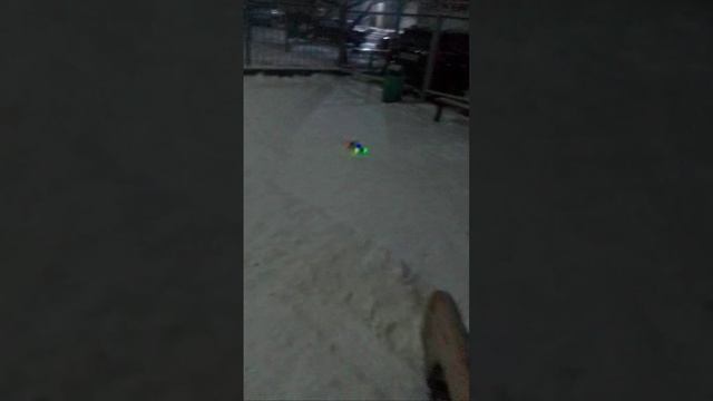 Робокоп скатился из горки по снегу 🌨️☃️⛄❄️🏔️🦌☃️
