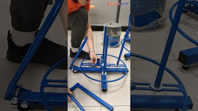 Стойки для размотки кабеля и гофры "Суперкомпакт": обзор!