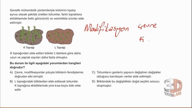 3D LGS Türkiye Geneli Deneme Sınavı 2 - A Kitapçığı Fen Bilimleri Soru Çözümleri
