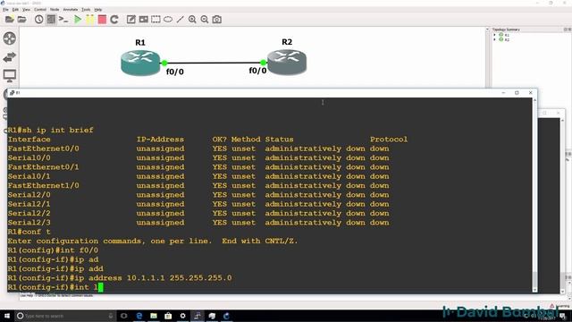 006. GNS3 2.1 Install Part 6 Cisco IOS network using Dynamips