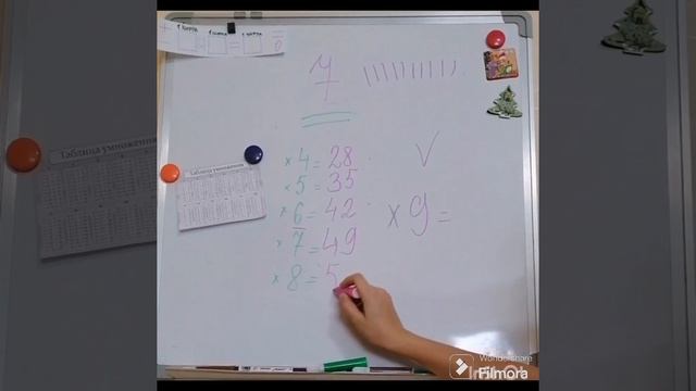 УЧИМ ТАБЛИЦУ УМНОЖЕНИЯ