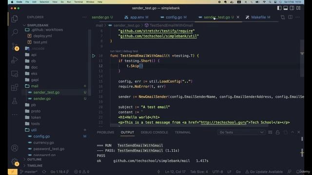 007 Как пропустить тест в Go и настроить флаг test в vscode