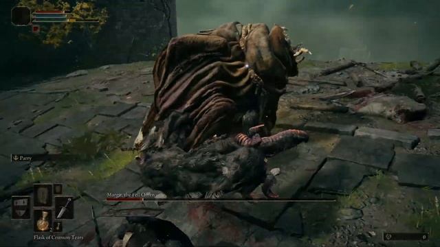 Dodging Margit's 4-Hit Spin + Punish