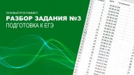 Разбор задания №3 | Подготовка к ЕГЭ