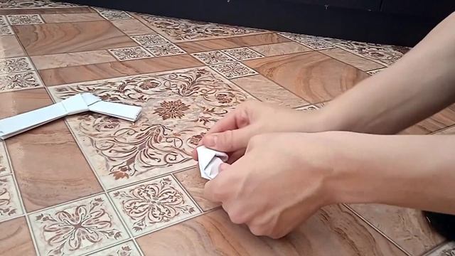 Бумажный пистолет из бумаги