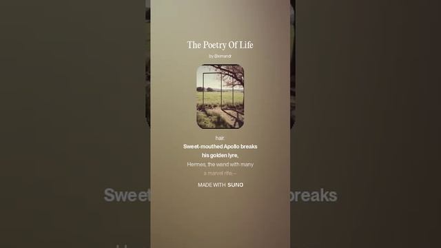 The Poetry Of Life