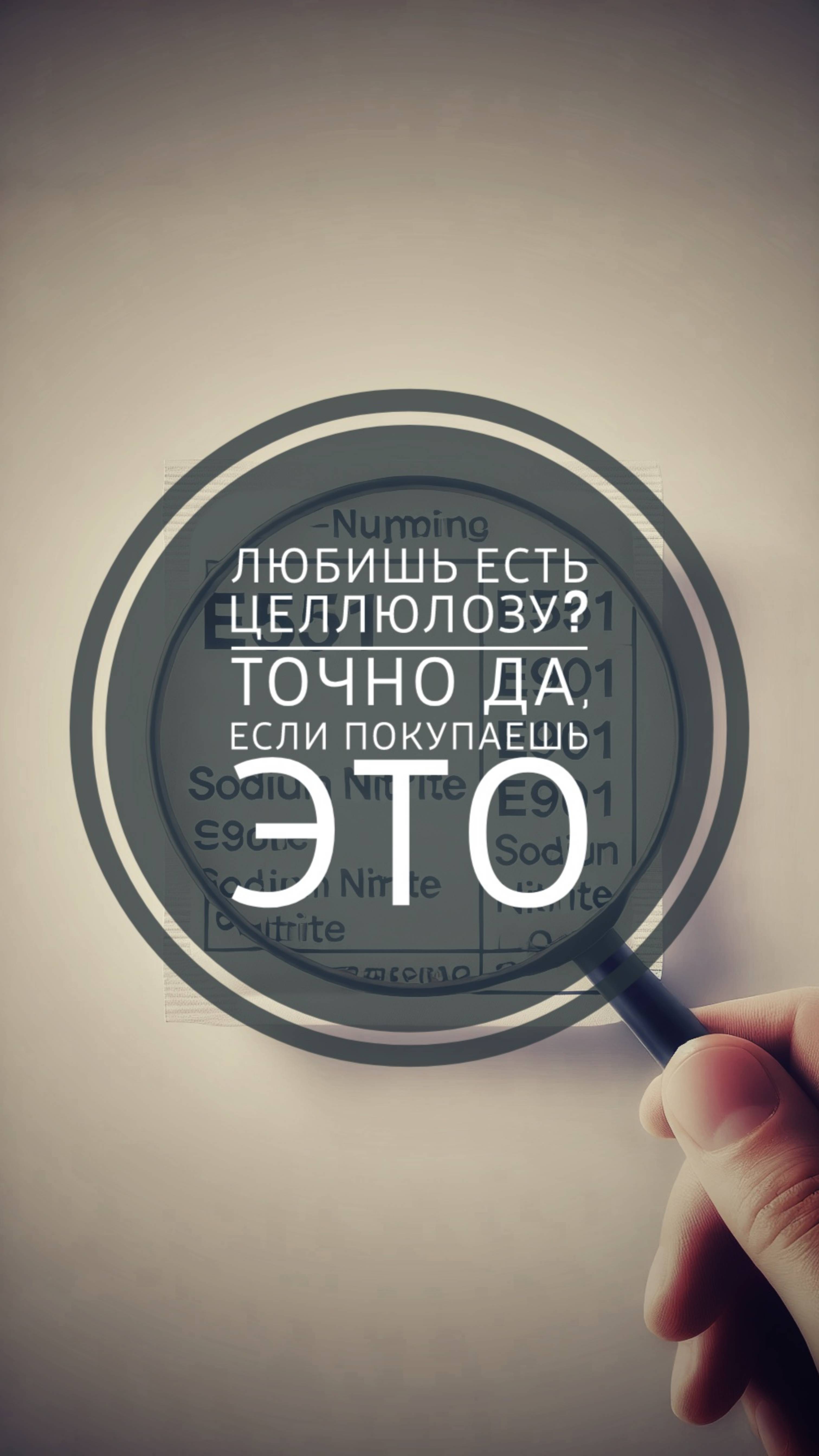 Любишь есть целлюлозу? Любишь, если покупаешь это 

#чтотыешь #читайэтикетки #пищеваяиндустрия