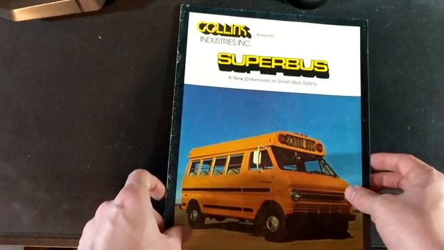1973 Collins School Bus Brochure Unboxing