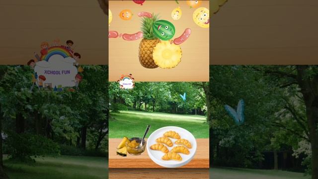 FRUIT PUZZLE FOR KID'S (PINEAPPLE) #english #learning  #fruit #kids #education #video