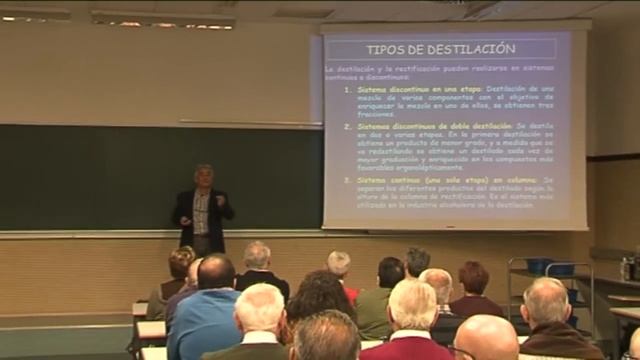 Semana de la Ciencia 2013 Charla Degustacion José Luis Aleixandre