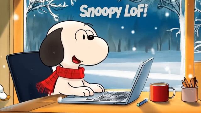 LoFi учеба в зимний день. Музыка для учебы и расслабления