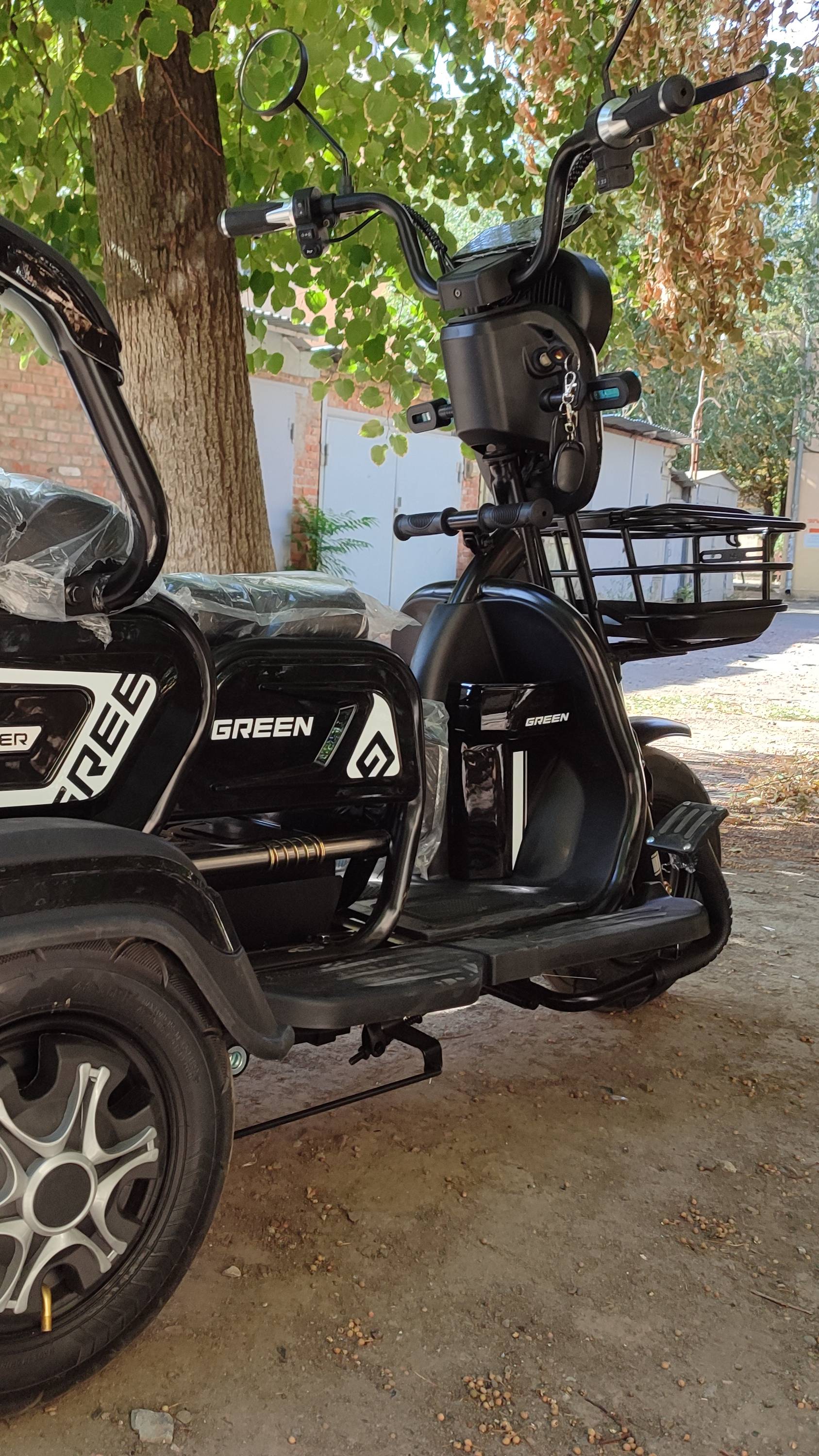 Трицикл электро 600w 20ah быстрый обзор