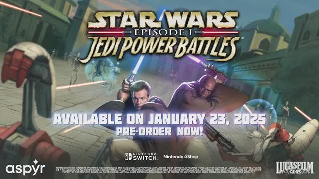 STAR WARS: Episode I: Jedi Power Battles – Трейлер (Nintendo Switch)