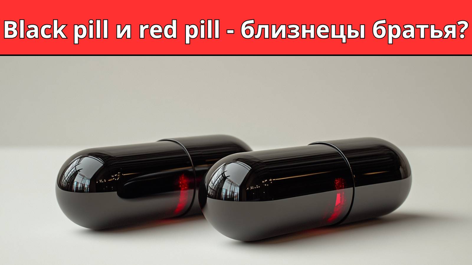 Глубокая аналитика по black pill и red pill