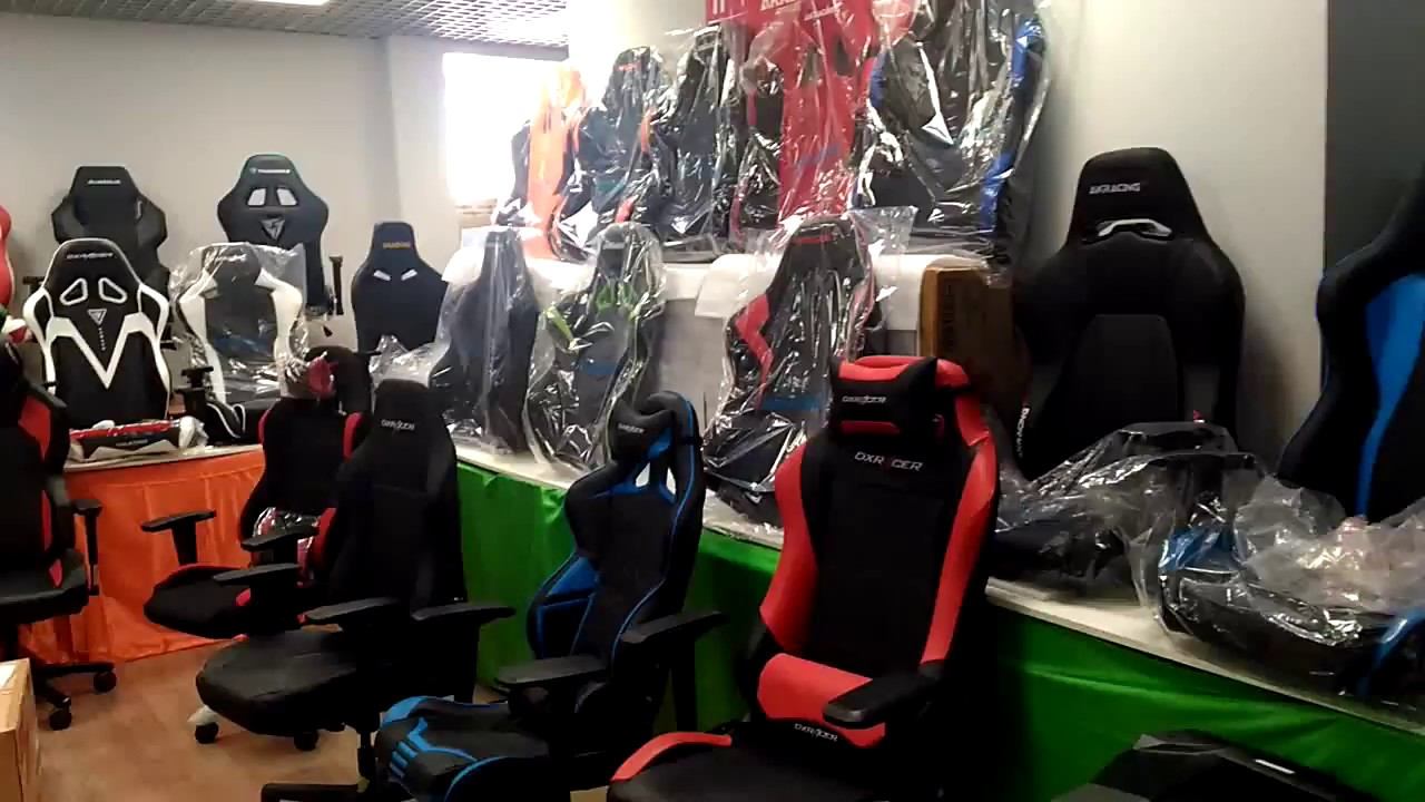 RETNE.RU \ Эксклюзивно в России \ DXRacer  Серия Work \ полностью чёрный c перфорацией