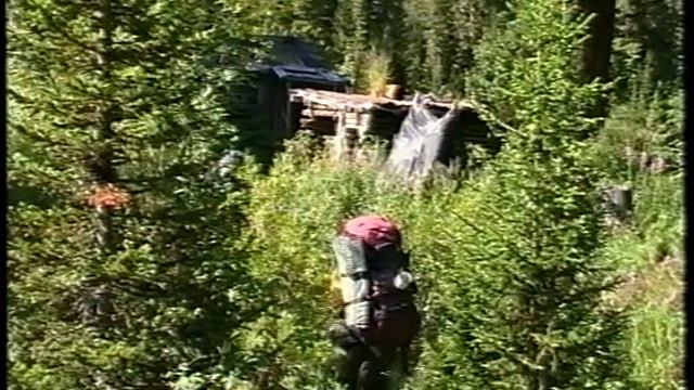 Виктор Голубев, поход по Алтаю, август 2000
