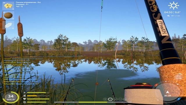 Русская Рыбалка 4!РР4!Russian Fishing 4! Трофейный Линь На Озере Старый Острог!!!