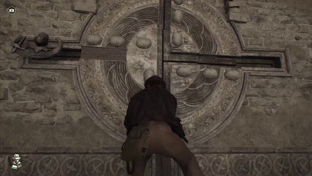 Головоломка со входом в фонтане.Indiana Jones and the Great Circle.
