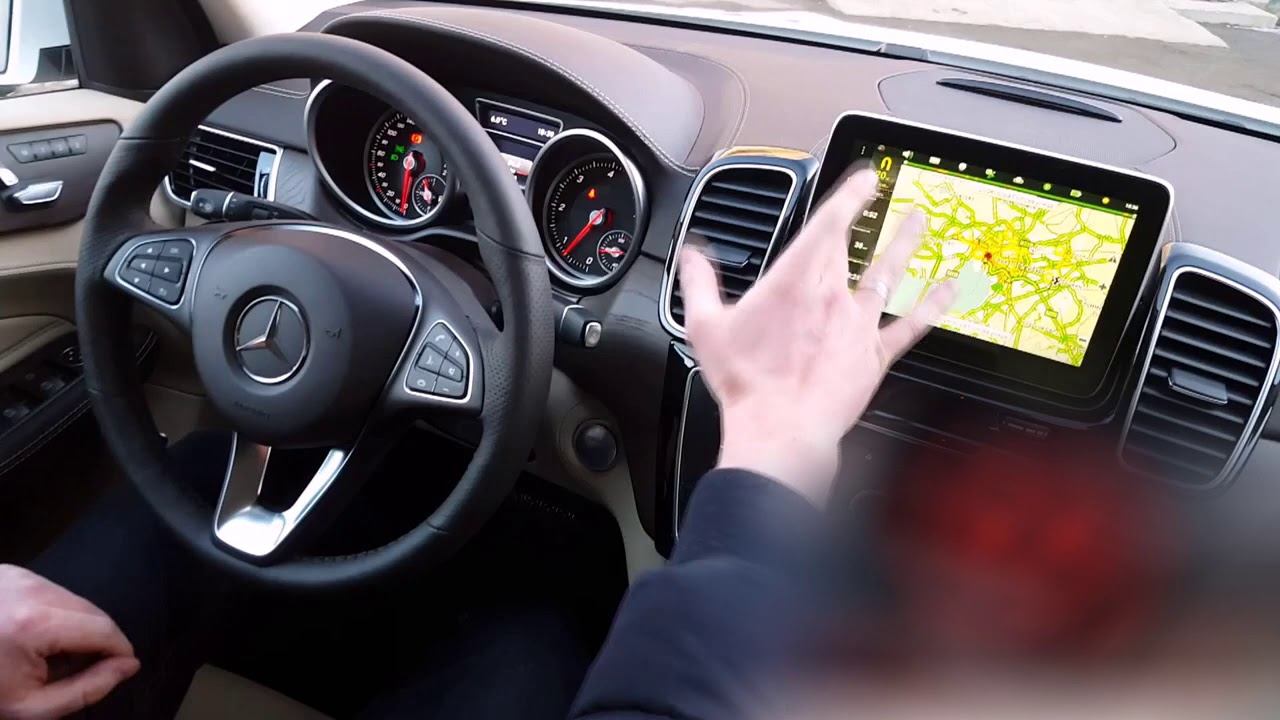 Mercedes GLE современная андроид-система AirTouch 4