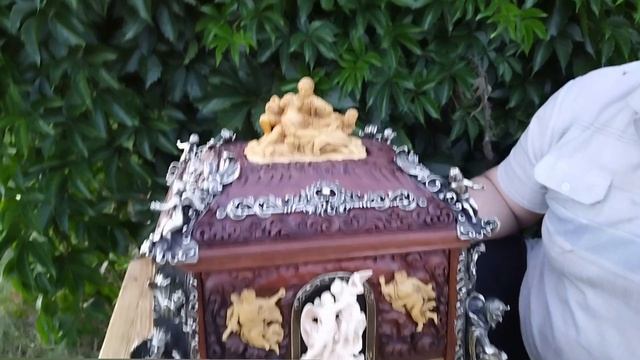 ореховый ларец в дворцовом стиле от Седова Сергея
