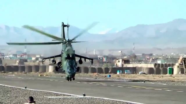 Взлёт с передней стойки шасси, Ми -24 «Крокодил»